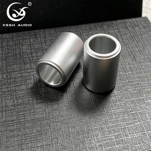 <span class=keywords><strong>YIYO</strong></span> XSSH Anneau de répartition de câble en alliage d'aluminium 17,5 mm, Organisateur de câblage argenté pour systèmes audio - Product Image 3