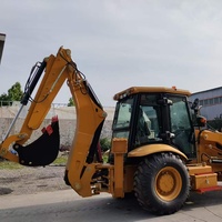 Allrad-Baggerlader mit Cummins-Motor für Rohrleitungsgraben-Arbeiten, Materialtransport & Landgewinnung