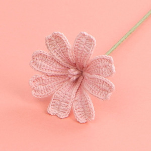 Nuevo Ramo de Flores de Lewisia Tejidas a Mano, Arreglo Floral Artificial para Jarrón de Hogar, Decoración de Mesa de Boda - Product Image 2