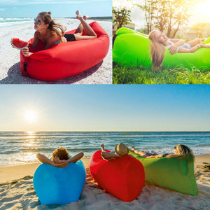 Inflatable Lounger <strong>Air</strong> <strong>Sofa</strong>, Outdoor Camping Quick-Inflatable <strong>Air</strong> <strong>Sofa</strong> Beach Lazy <strong>Bed</strong> for Backyard Beach - Product Image 4