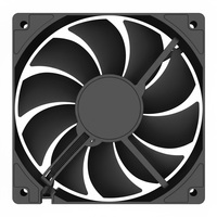 Ventilateur de boîtier d'ordinateur de bureau Speedy SP-14CM ultra silencieux à roulement à billes, 2 broches, 65,6 CFM, dissipateur thermique en plastique, 1600 tr/min, noir