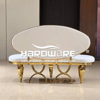 Canapé mariage mode chaise royale mariée et marié en acier inoxydable canapé de mariage