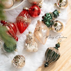 Classic Dreamy Colorful <b>Christmas</b> Ball Irregular Shape Xmas Ball Set Box Xmas <b>Tree</b> Hanging Decor Festive Decor for Family Party - Product Image 4