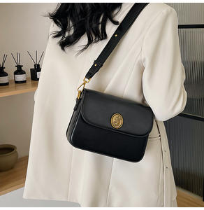 Bolso de hombro Retro informal de alta calidad 2025 nuevo Color sólido de gran capacidad Simple Crossbody pequeño bolso cuadrado - Product Image 4