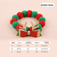 Chapeau de Père Noël et écharpe en feutre pour chat Z Pet, idéal pour les fêtes de Noël, accessoire photo pour animaux de compagnie