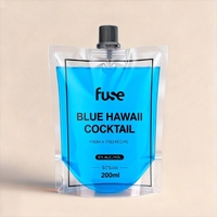 Pochette Doypack personnalisée de 350 ml en plastique de qualité alimentaire avec bec verseur et buse d'aspiration pour cosmétiques et lotions