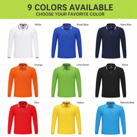 Chemise à manches longues en tricot vert lime brodée sur mesure pour la vente en gros |   Fibre de bambou, coupe ajustée, S-4XL, 9 couleurs |   Usine OEM/ODM