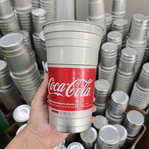 Vaso Desechable de Aluminio de Alta Calidad y Duradero para Café y Té, 12oz, Mini Vaso de Pequeña Capacidad para Fiestas, Personalizable al por Mayor - Product Image 2