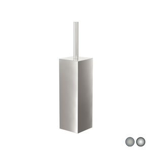 Soporte para escobilla de baño de acero inoxidable cepillado, 9 cm de ancho, 25 cm de altura, para uso en el baño - Product Image 1