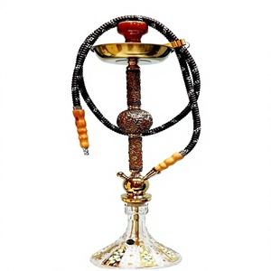 Vente en gros – Nouveau Set-581 : Chicha de luxe moderne en acier inoxydable avec miroir et éclairage LED - Product Image 1