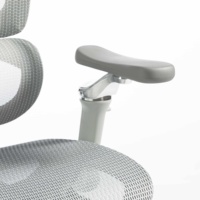 Silla de Oficina Ergonómica de Malla con Respaldo Alto, Reposabrazos Ajustables 6D, Soporte Lumbar, Inclinación y Bloqueo, Giratoria, Diseño Contemporáneo para Oficina en Casa