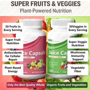 Cápsulas de Frutas y Verduras de Marca Privada OEM al por Mayor, Suplemento de Fibra Dietética para el Equilibrio Nutricional - Product Image 3