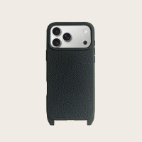 Étui portefeuille magnétique tendance en cuir grainé avec lanière pour iPhone 18 Pro Max – Robuste, personnalisable, pour grossistes OEM