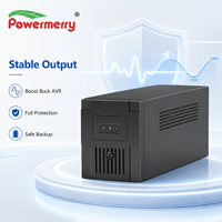 Onduleur hors ligne 1200VA avec AVR Boost et Buck, démarrage à froid, relancement automatique, onde sinusoïdale simulée et protection complète pour équipement de bureau