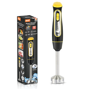 เครื่องปั่นมือแบบแท่งสับใช้ในครัวเรือนเครื่องผสมอาหารสำหรับสแตนเลส4ใบมีดดีไซน์ใหม่ - Product Image 6