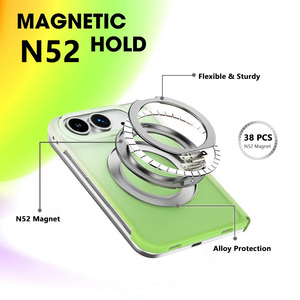เคสโทรศัพท์แม่เหล็กสำหรับ iPhone Duo ขายส่ง พร้อมแม่เหล็ก N52 ในตัว รองรับการชาร์จไร้สาย ดีไซน์บางเฉียบ - Product Image 2