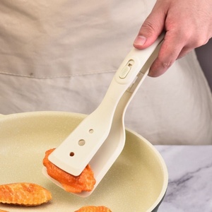 Pince à steak multifonction 2-en-1 en silicone, spatule à retourner pour pain, burger, barbecue, viande, pizza, poisson – Outil de cuisine - Product Image 6
