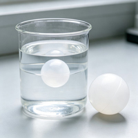 Boule flottante creuse en plastique, boule creuse en plastique pour petit réservoir chimique de laboratoire