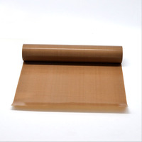 Rouleau de tissu PTFE ignifuge haute température, tissu en fibre de verre enduit de PTFE