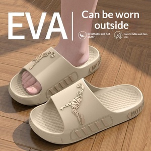 Pantuflas de EVA con Punta Abierta <span class=keywords><strong>para</strong></span> Hombre, Suela Gruesa, Resistentes al Desgaste, Antideslizantes, <span class=keywords><strong>para</strong></span> Exteriores, Baño y Ducha - Product Image 2