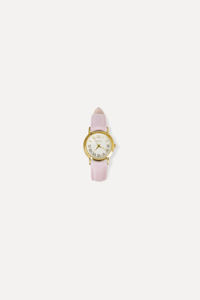 Montre-bracelet classique en or blanc et rose GBHW, élégante, de luxe, à quartz, décontractée, analogique, avec bracelet en cuir véritable - Product Image 6