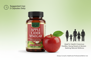 Kapsul Cuka Apel Organik - Non-GMO Bebas Gluten Vegan - Label Pribadi OEM - ACV Mentah dengan Mother untuk Kesehatan Pencernaan - Product Image 5