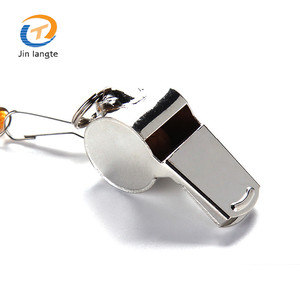 <span class=keywords><strong>Apito</strong></span> sifflet de survie d'urgence argent sifflet en métal bon marché en vrac emballé - Product Image 1