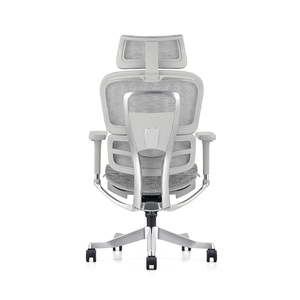 Silla Ergonómica de Oficina Ajustable con Asiento de Malla Plástica de Diseño Moderno, Base de Aleación de <span class=keywords><strong>Aluminio</strong></span> y Reposapiés, Garantía de 5 Años - Product Image 4