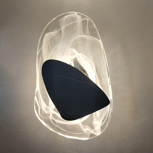 Postmodern Luxury Crystal <b>Wall</b> Lamp for Living Room Simple Creative Decorative Accent in Bedroom <b>Bedside</b> Staircase Hallway - Product Image 3