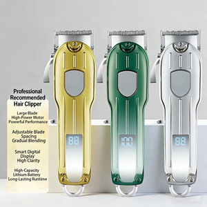 10W Cordless Hair Clipper stainless <strong>Blade</strong> 3000mAh Battery 5H Runtime LCD Display 4-Level Rocker <strong>Barber</strong> Trimmer Men Salon Home - Product Image 1