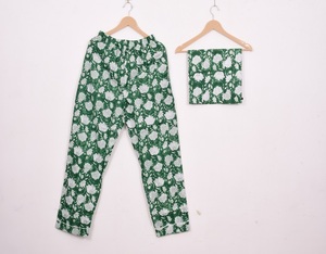 Ensembles de pyjamas en coton premium 2026 imprimés à la main, respirants, pour l'été, à prix de gros - Product Image 5