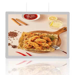 2025 Crystal Acrylic Hanging Display Window Led Eco-friendly Photo Light <b>Box</b> Real Estate Menu Board Advertising Slim Light <b>Box</b> - Product Image 2