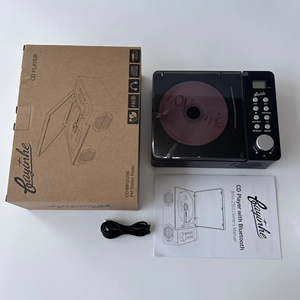 Reproductor de CD Portátil de Escritorio Directo de Fábrica, Altavoces Dobles, Pantalla Digital Hifi Moderna, Cubierta Transparente, Reproductor de Música Anti-Skip - Product Image 5