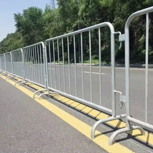 Barrera de seguridad vial de control de multitudes de acero resistente Barrera de acero al carbono para exteriores Barricada de control de multitudes - Product Image 6
