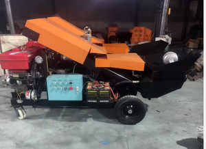 Pompe à béton diesel industrielle haute pression <span class=keywords><strong>avec</strong></span> <span class=keywords><strong>tuyau</strong></span> de refoulement pour bâtiments multi-étages - Product Image 5