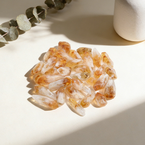 Venta al por mayor de piedra natural en bruto, mineral, espécimen curativo, diente de citrino crudo para decoración - Product Image 4