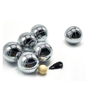 Professionale in metallo per esterni giochi di famiglia <span class=keywords><strong>Bocce</strong></span> <span class=keywords><strong>Bocce</strong></span> Set palla in acciaio inossidabile - Product Image 1
