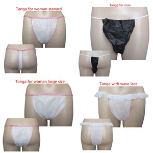 Mutandine in tessuto non tessuto nero monouso Unisex biancheria intima <span class=keywords><strong>perizoma</strong></span> con <span class=keywords><strong>perizoma</strong></span> T-Back slip monouso reggiseno <span class=keywords><strong>e</strong></span> mutandine per donna <span class=keywords><strong>e</strong></span> uomo Spa - Product Image 4