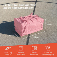 Sac de voyage, de sport et de yoga OEM personnalisé, étanche, avec compartiment à chaussures, en polyester, idéal pour la gym et les week-ends