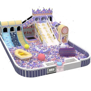 <span class=keywords><strong>Juegos</strong></span> <span class=keywords><strong>Modulares</strong></span> Interactivos de Tobogán, Castillo Inflable, Gran Parque Infantil Interior para Niños - Product Image 4