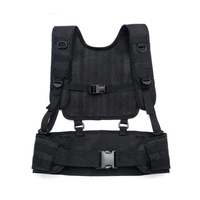Bon marché Prix tactique combat charge transporteur gilet Molle taille ceinture tactique assaut gilet poitrine plate-forme pochette sac avec Utx boucles