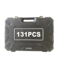 Jeu de clés à douilles réglables pour réparation automobile CR-V de 131 pièces avec coffret rigide, outils métriques OEM à commande manuelle