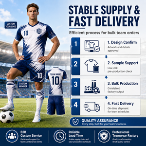 <span class=keywords><strong>Maglia</strong></span> da Calcio Personalizzata con Stampa, Maniche Corte, Nome e Numeri Personalizzati per Allenamento e Competizione di Squadra - Product Image 3