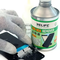 Outil de décollement de colle pour écran LCD RELIFE RL-538 250ml pour réparation de téléphones mobiles iPhone iPad Android, nettoyage de colle OCA
