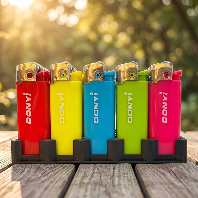 For BICC MAXI Standard Lighters J26 Blister X3 Cigarette Lighter Classic Design for Daily Smoking Use