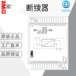 Interruptor Semci BC 910302B, Interruptor de Seguridad de Plástico con Curva C, Protección Contra Corriente Residual, Uso Industrial - Product Image 3
