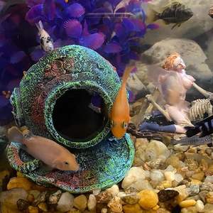 <span class=keywords><strong>Aquarium</strong></span> verzonken onderzeeër helm decoraties realistische <span class=keywords><strong>vintage</strong></span> duurzame hars <span class=keywords><strong>aquarium</strong></span> accessoires waterbak - Product Image 2