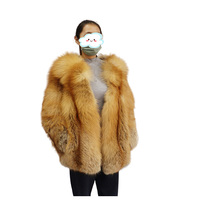 Manteau d'hiver en fourrure pour femmes, manteau en fourrure véritable pour femmes