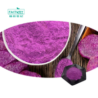Poudre instantanée d'igname violette en poudre de patate douce violette en gros d'usine ISO