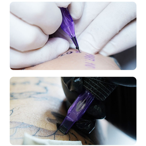 Agujas de Cartucho Violet para Tatuajes, 10/20 Piezas, Suministros de Agujas para Microblading y Microshading PMU para Maquillaje Permanente - Product Image 2